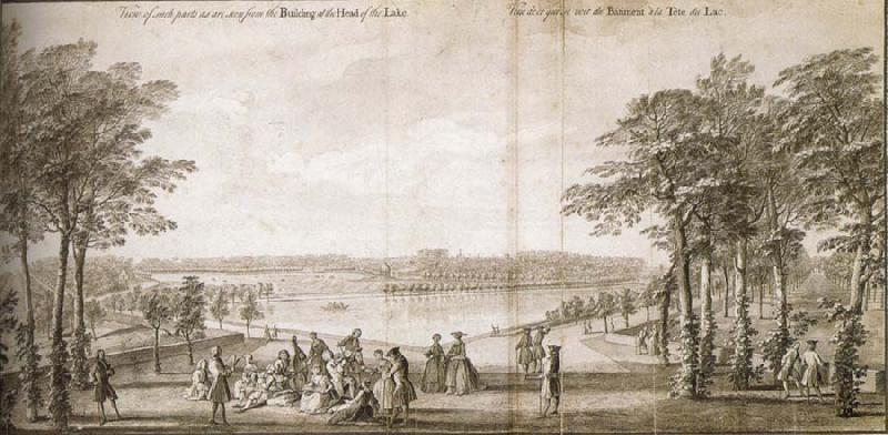 Jacques Rigaud View of such parts as are seen from the Building at the Head of the Lake Germany oil painting art